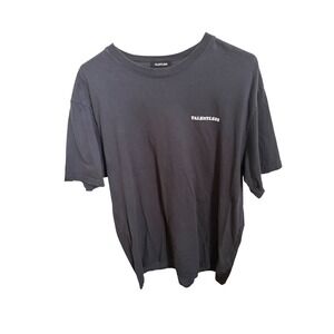 Talentless Please Wash Your Hands Graphic T-Shirt Mens Black Puff Print Tee